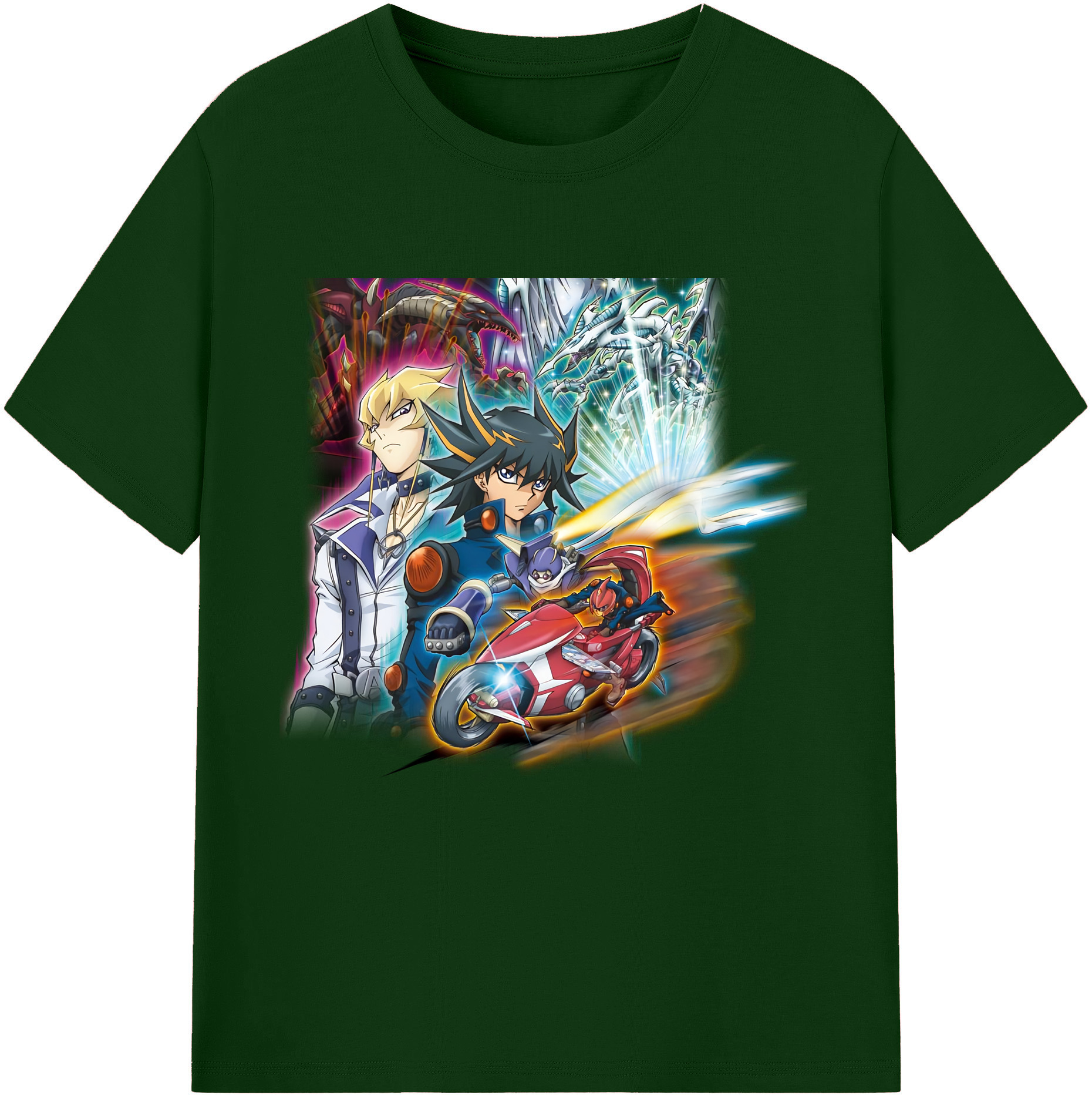 （画像用） 遊☆戯☆王 Yu-Gi-Oh! 綿100％半袖Tシャツ（フロントプリント）